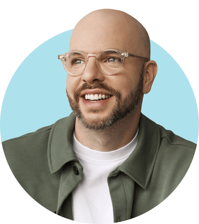 Alexandre Champagne, animateur du balado Entre nos liens